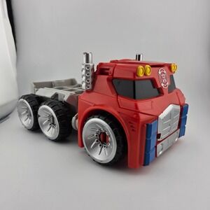 Transformers Rescue Bots Academy Optimus Prime Truck Robot Action Figure Toy